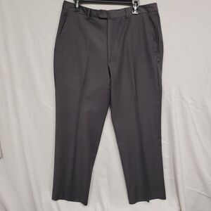 Santorelli Luxury Serge Romeo, 1900F, Medium Gray - Dress Pants - 36